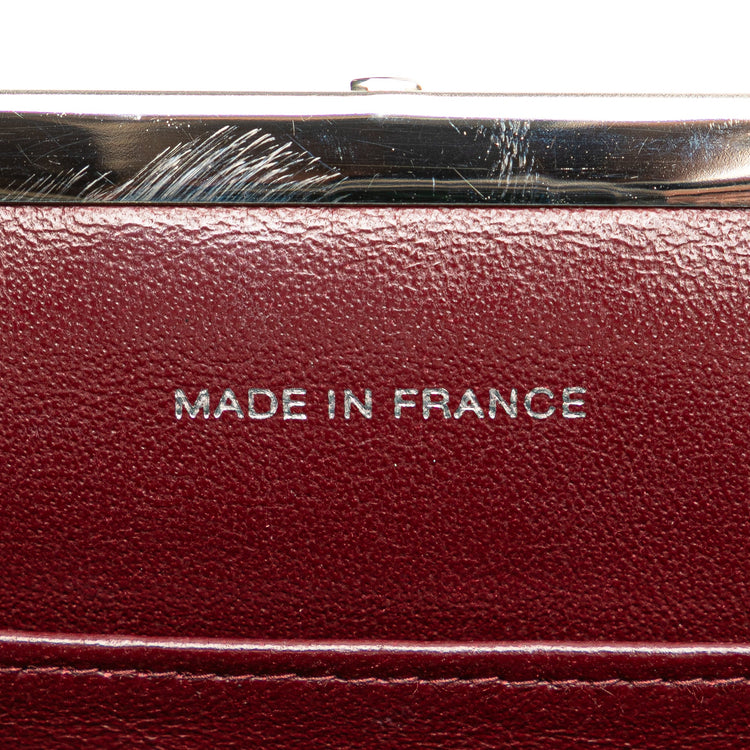 Vintage 1996 Chanel Kiss Lock Closure in Black