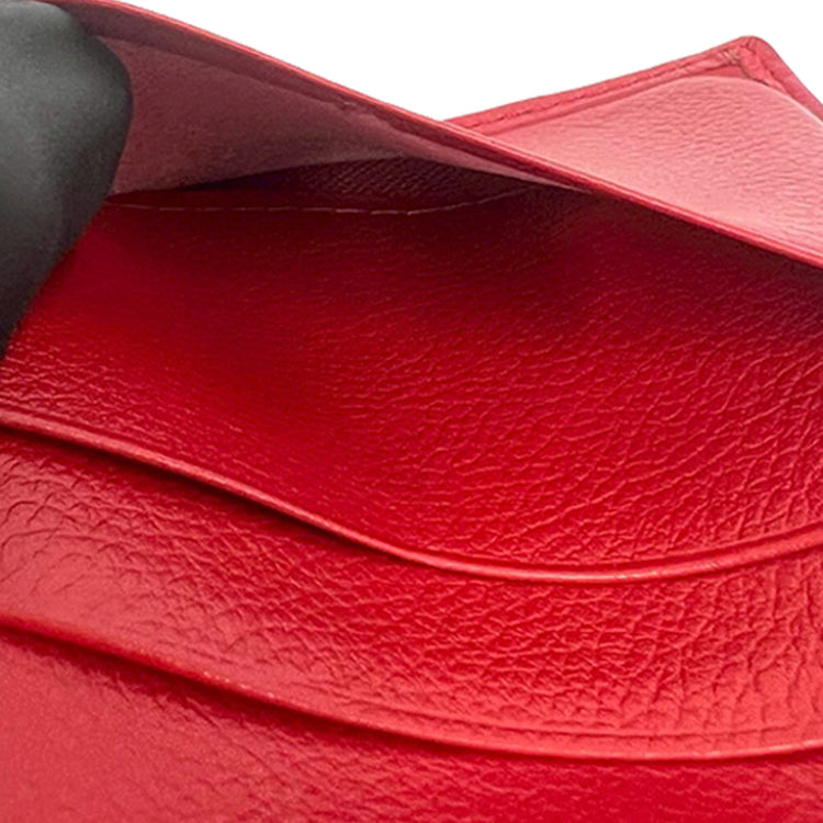 Vintage Saint Laurent Red Bifold Wallet