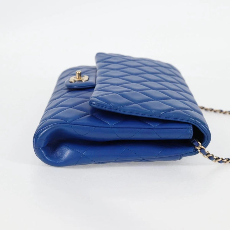 2012 Chanel Cobalt Blue Flap Bag