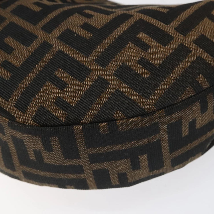 Vintage Fendi Zucca Canvas Hobo Shoulder Bag
