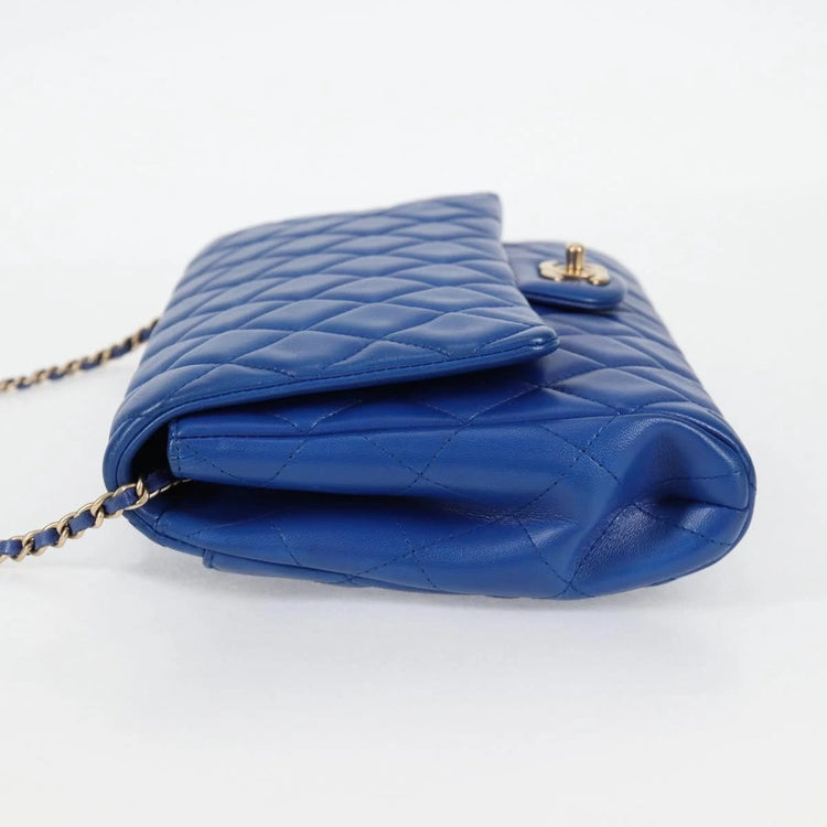 2012 Chanel Cobalt Blue Flap Bag