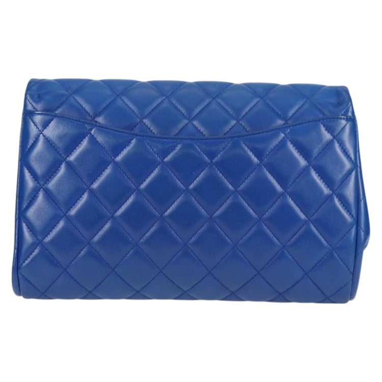 2012 Chanel Cobalt Blue Flap Bag