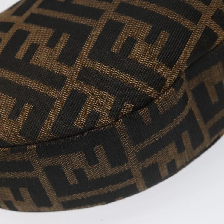 Vintage Fendi Zucca Canvas Hobo Shoulder Bag