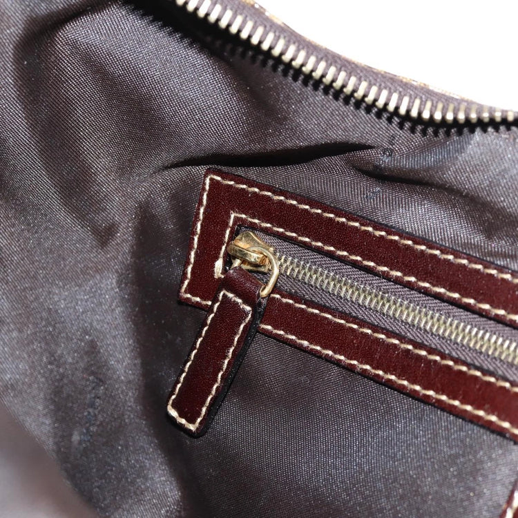 Vintage Fendi PVC Crescent Shoulder Bag