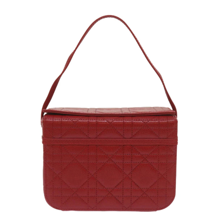 Vintage Christian Dior Red Lady Box Bag