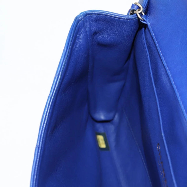 2012 Chanel Cobalt Blue Flap Bag