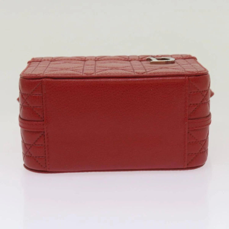 Vintage Christian Dior Red Lady Box Bag