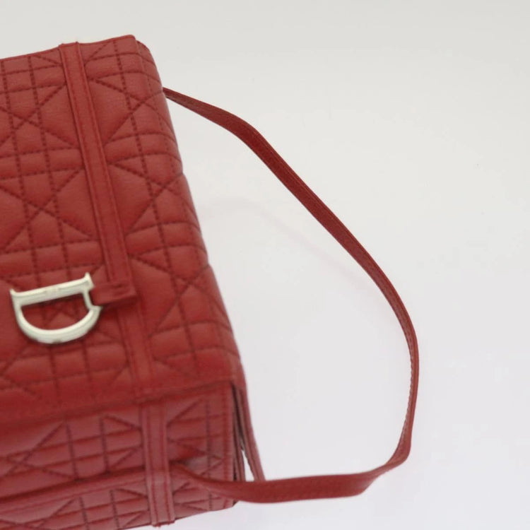 Vintage Christian Dior Red Lady Box Bag