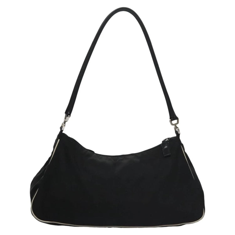 Vintage Prada Flower Nylon Shoulder Bag