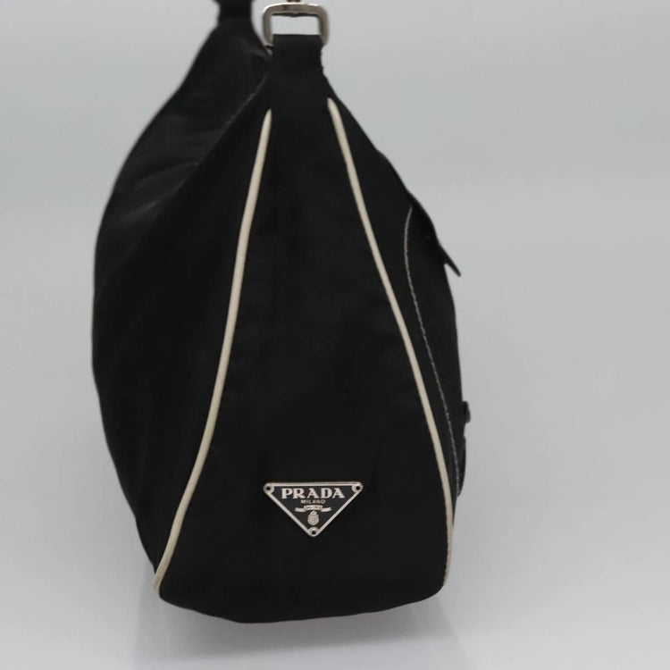 Vintage Prada Flower Nylon Shoulder Bag