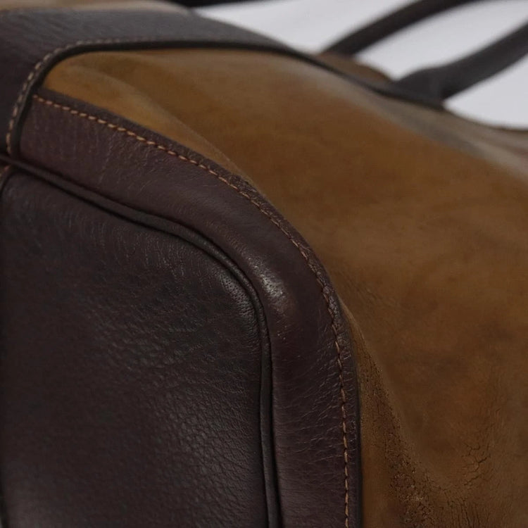 Vintage Hermes Worn In Leather Garden Party Tote
