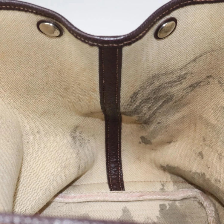 Vintage Hermes Worn In Leather Garden Party Tote