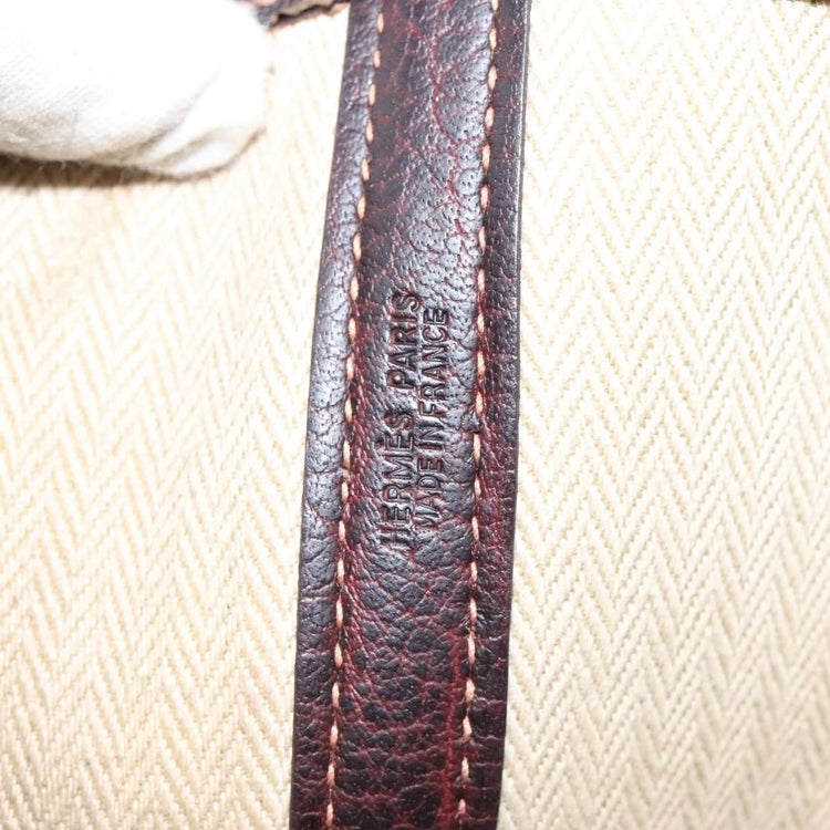 Vintage Hermes Worn In Leather Garden Party Tote