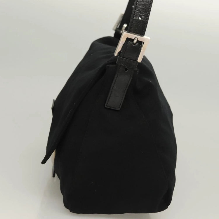 Vintage Fendi Mama Bag in Black and Silver