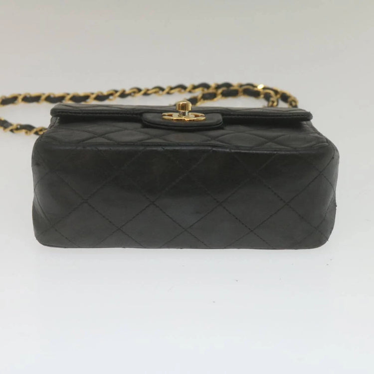 Vintage 2000 Chanel Mini Flap in Black