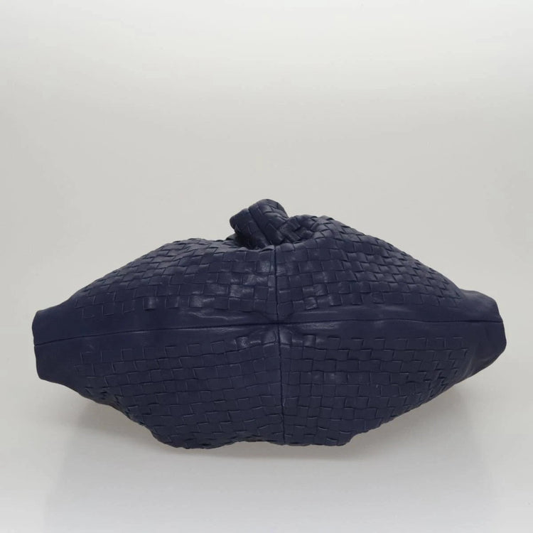 Vintage Bottega Veneta Navy Blue Dumpling Shoulder Bag