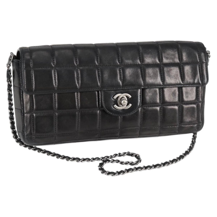 Vintage Chanel Chocolate Bar in Black
