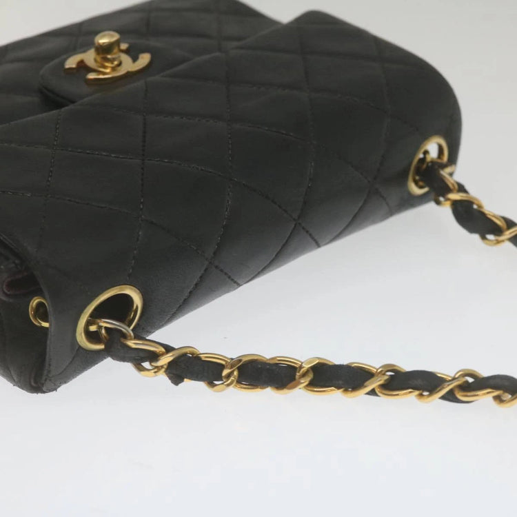 Vintage 2000 Chanel Mini Flap in Black
