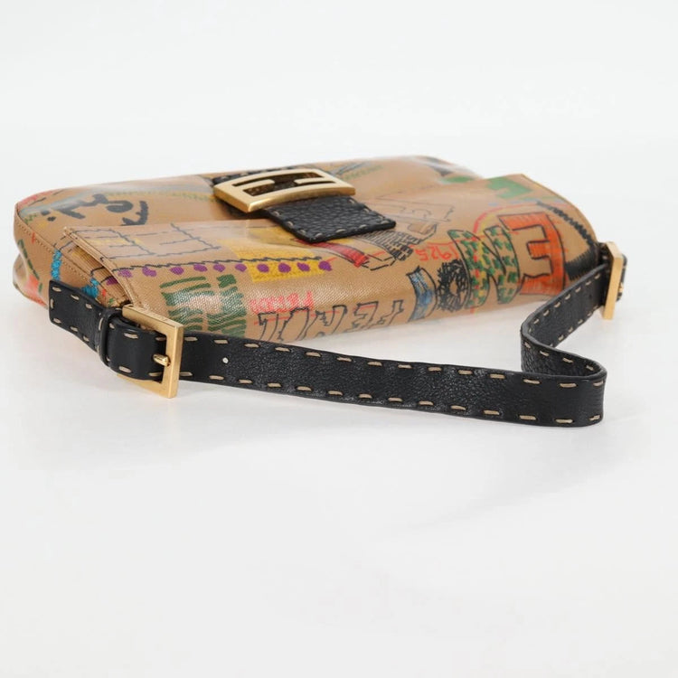 Vintage 2007 Fendi Graffiti Baguette Bag
