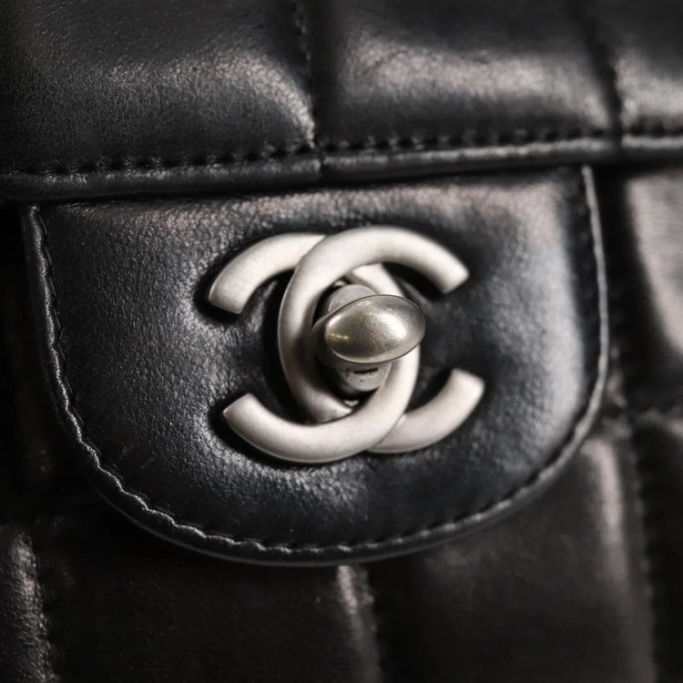 Vintage Chanel Chocolate Bar in Black