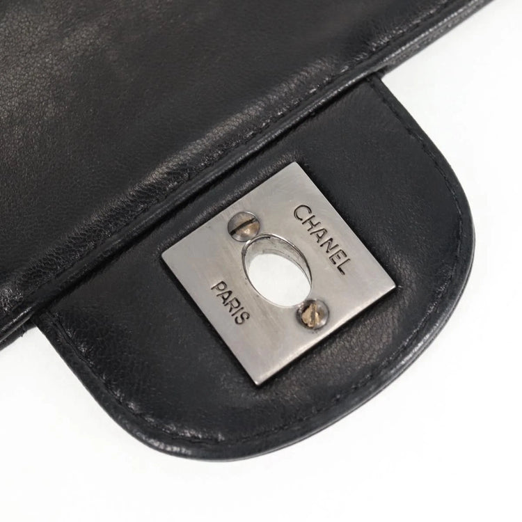 Vintage Chanel Chocolate Bar in Black
