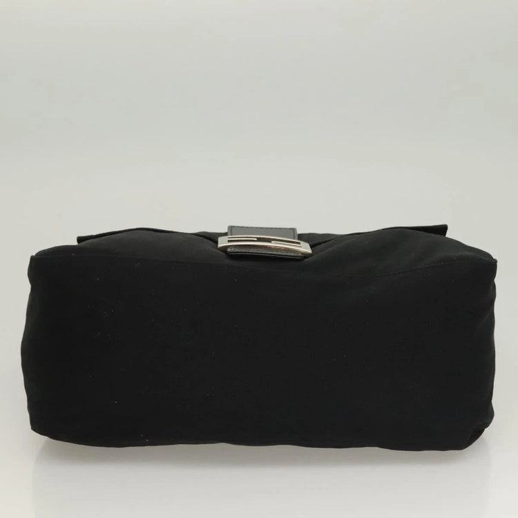 Vintage Fendi Mama Bag in Black and Silver