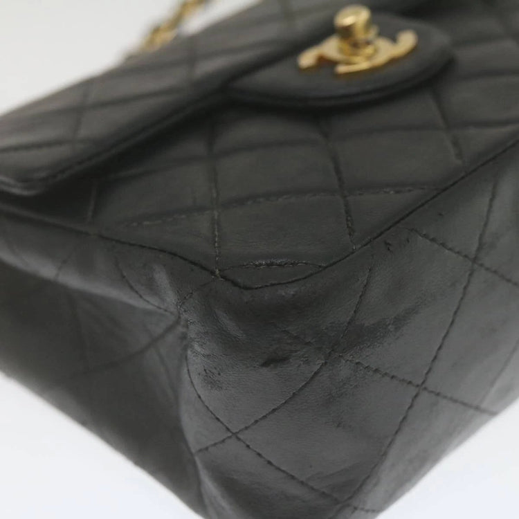 Vintage 2000 Chanel Mini Flap in Black