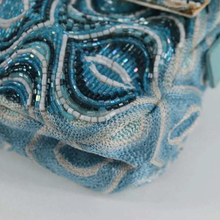 Vinage 2004 Fendi Turquoise Beaded Baguette
