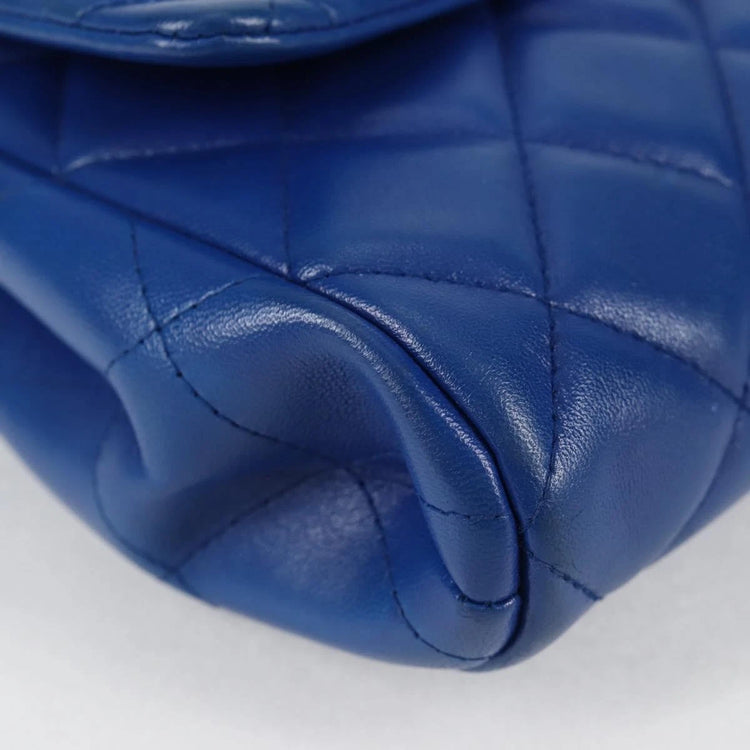 2012 Chanel Cobalt Blue Flap Bag