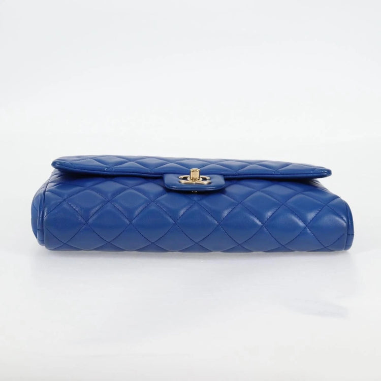 2012 Chanel Cobalt Blue Flap Bag