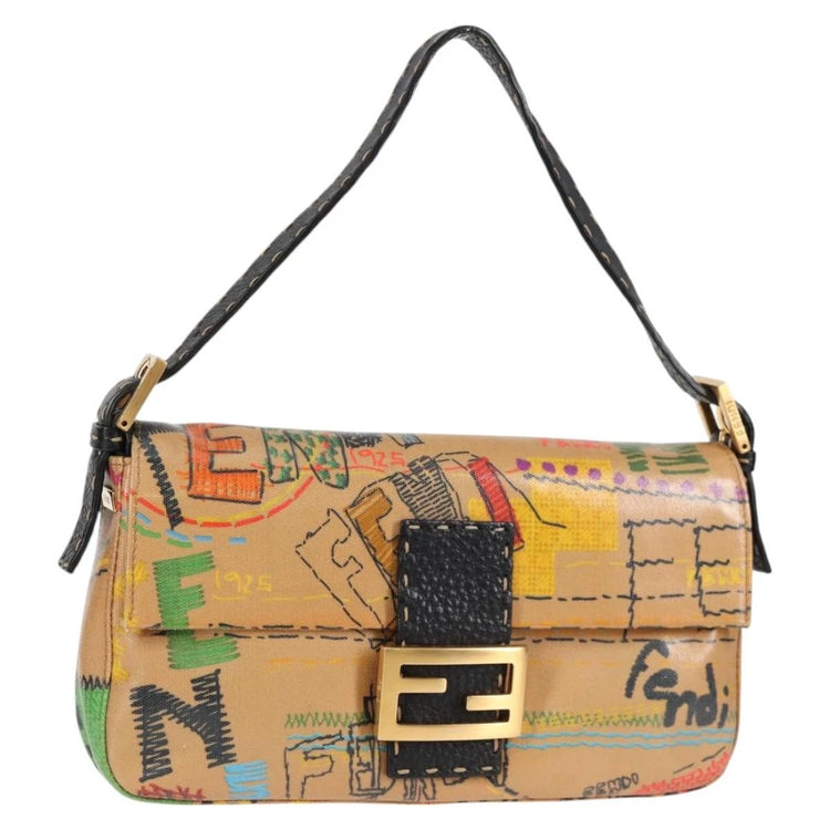 Vintage 2007 Fendi Graffiti Baguette Bag