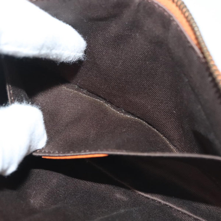 Vintage Gucci Orange Suede Small Chain Bag
