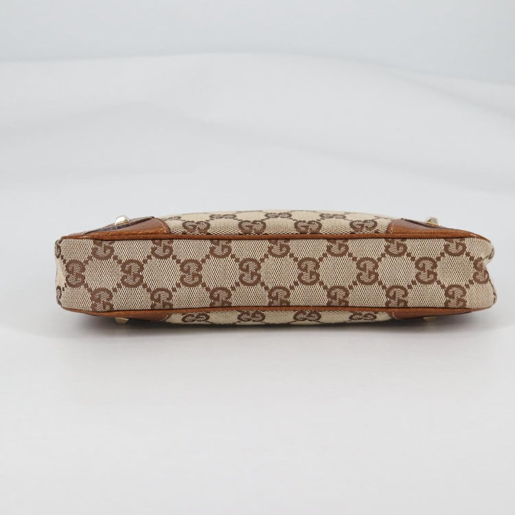 Vintage Gucci GG Canvas Chain Accessory Pouch