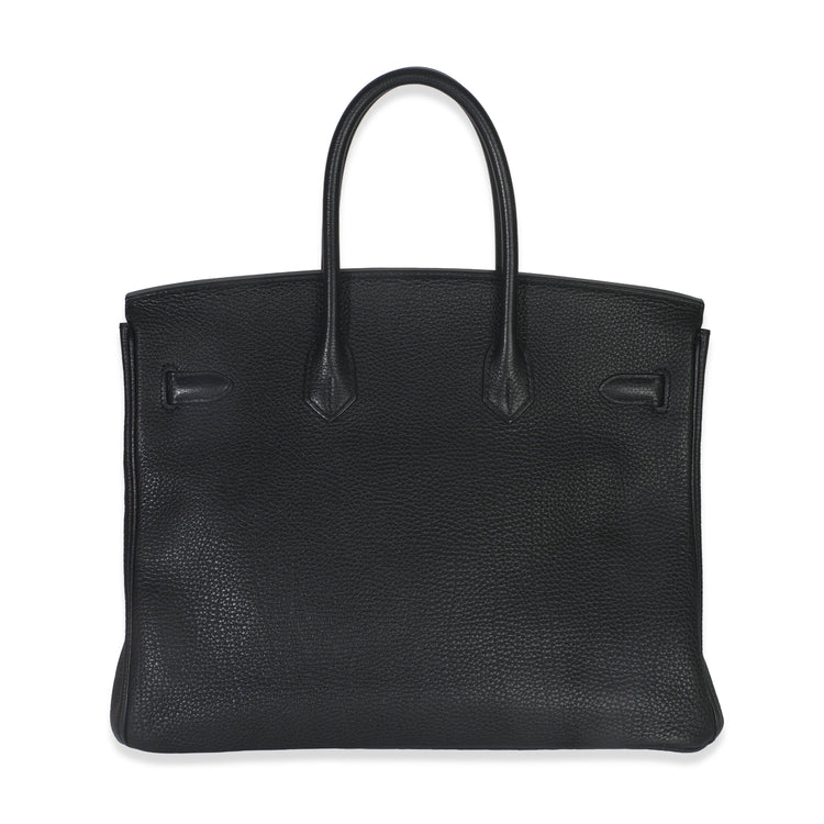 Black Togo Birkin 35 GHW