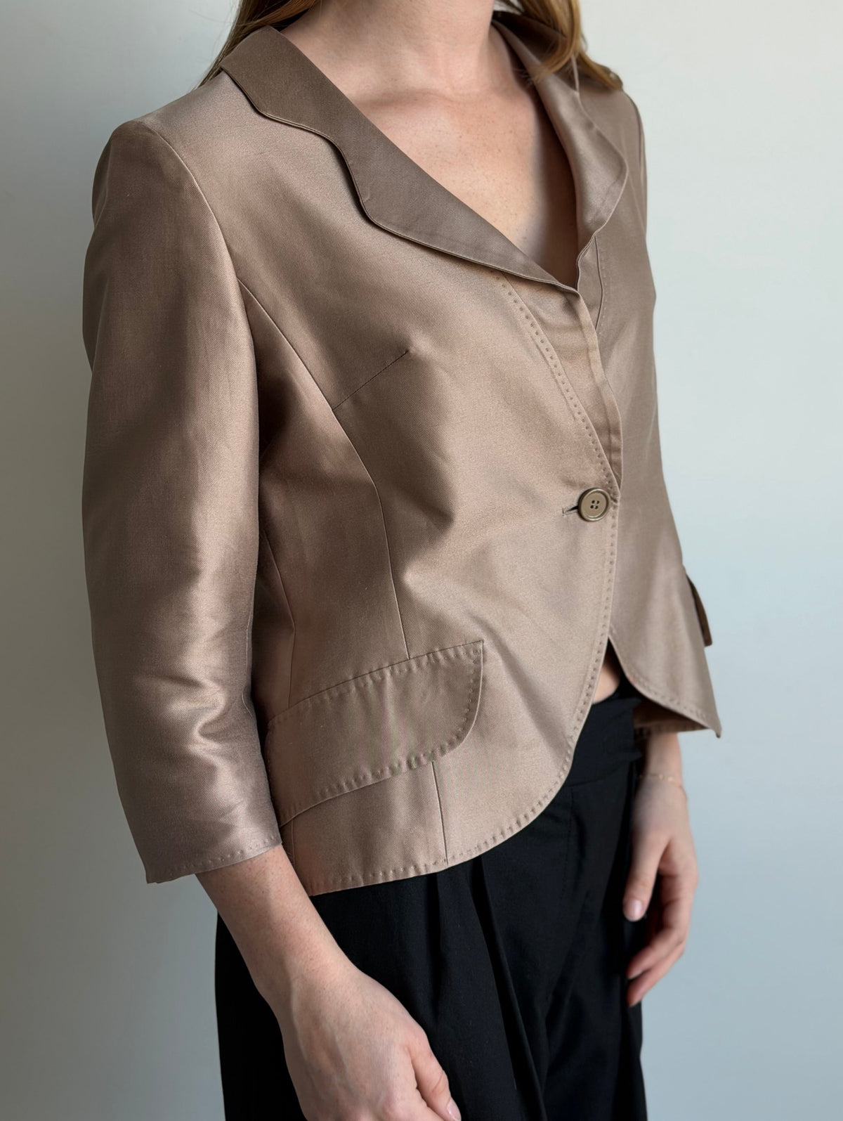 Vintage Max Mara Single-Button Blazer Jacket Size Large