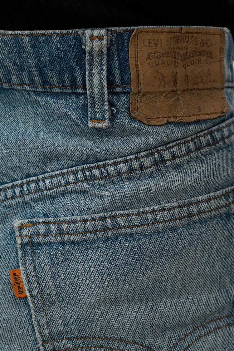 Vintage Orange Tab Levi's Denim Shorts Size M