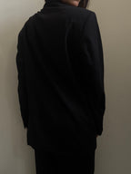 Vintage Calvin Klein Black Wool Blazer Size Medium