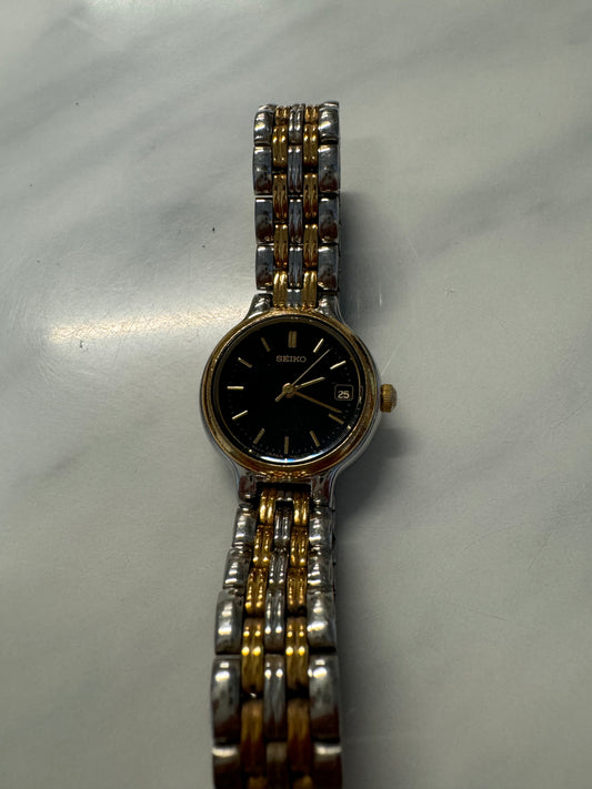 Vintage Seiko Quartz Two Tone Watch