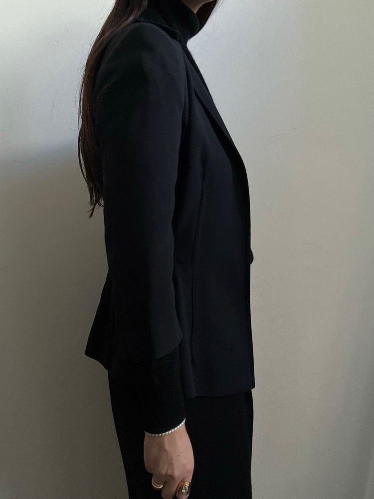 Vintage Dolce & Gabbana Black Open Blazer Size Small