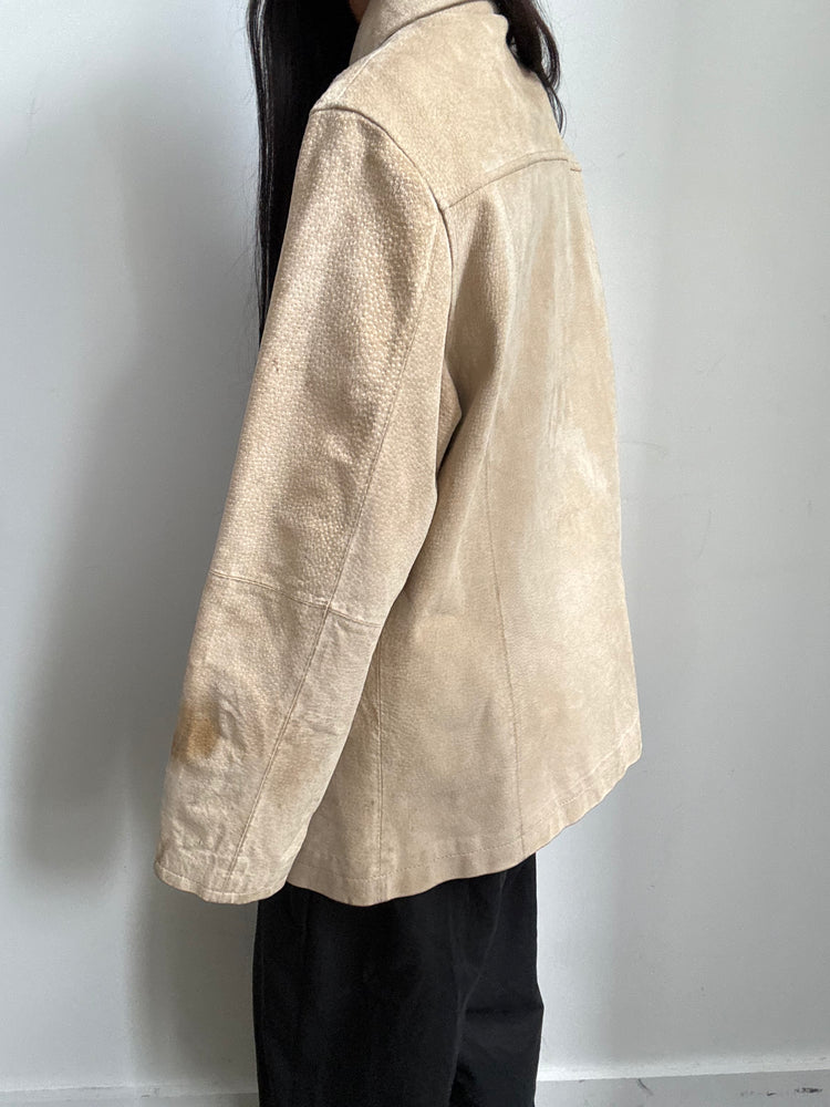 Vintage Tan Suede Small Coat