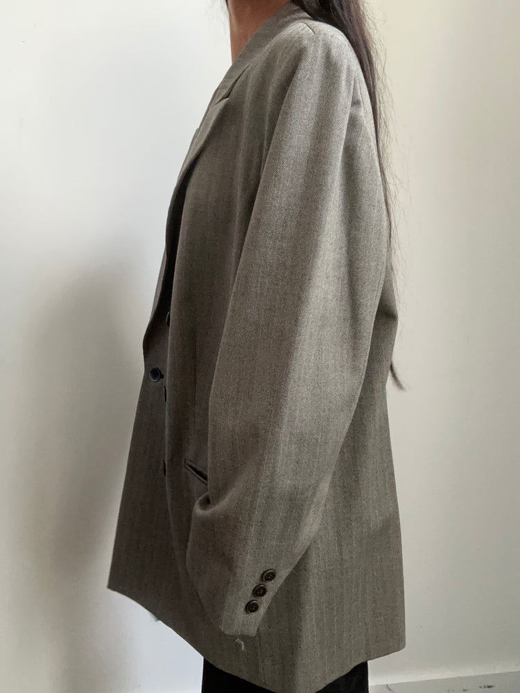 Vintage Light Grey Blazer Size XL