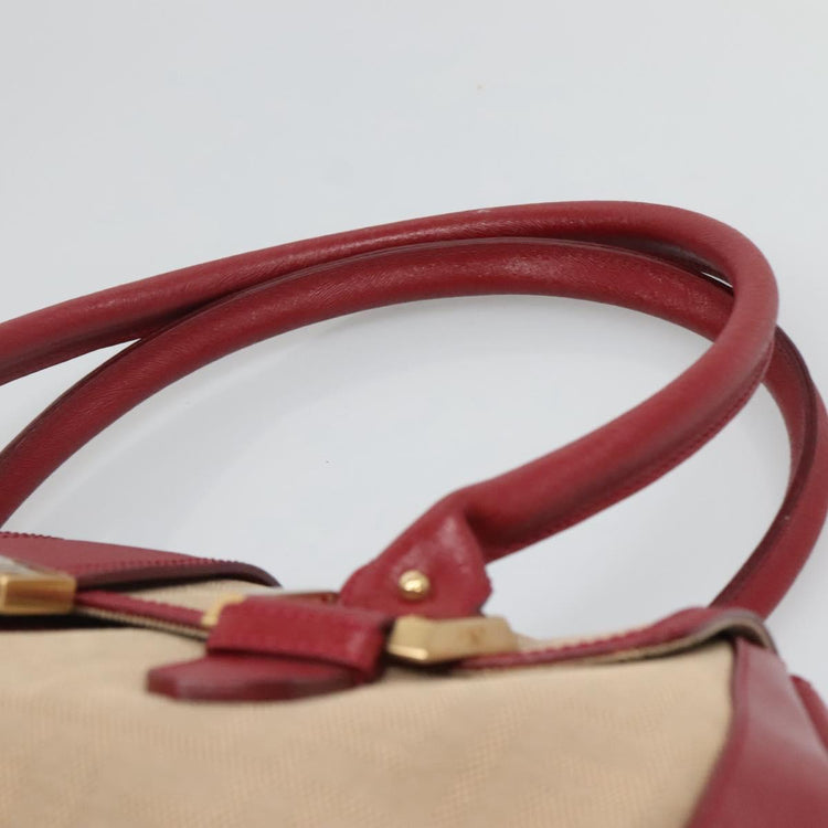 Vintage Fendi Canvas Red Shoulder Bag