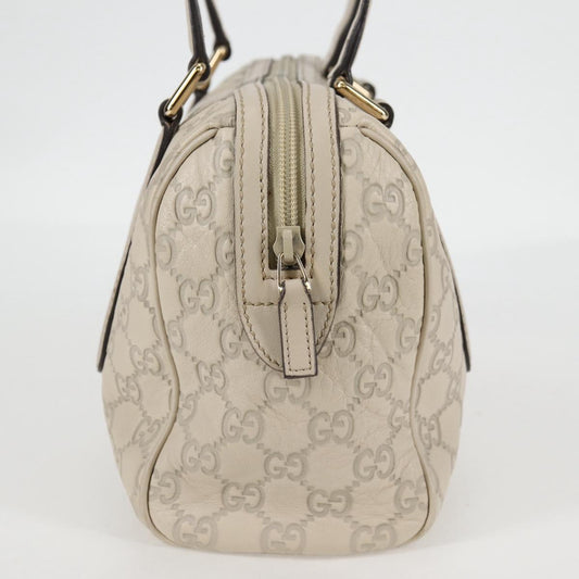 White Gucci GG Canvas Guccissima Bag