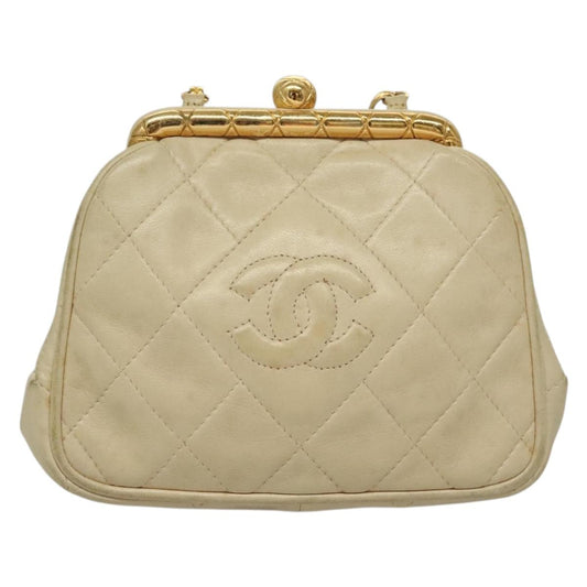 Vintage 1989 Chanel Ivory Lady Bag