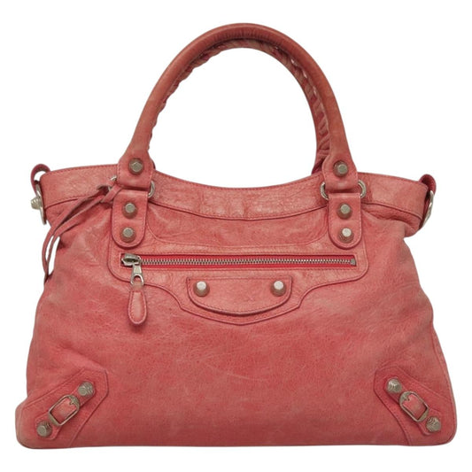 Vintage Balenciaga Light Pink City Bag