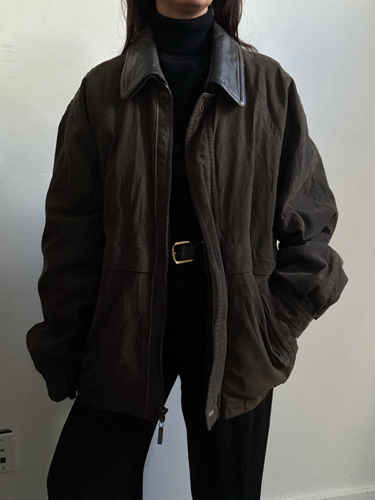 Vintage Brown Twill Barn Jacket Size XXL