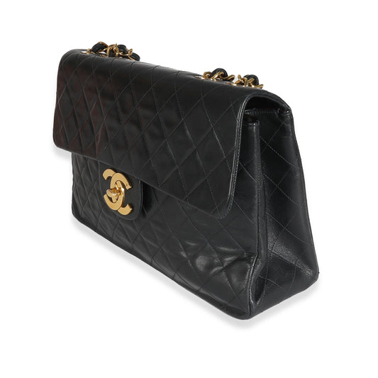 Vintage 24K 1991 Chanel Maxi XL Flap Bag