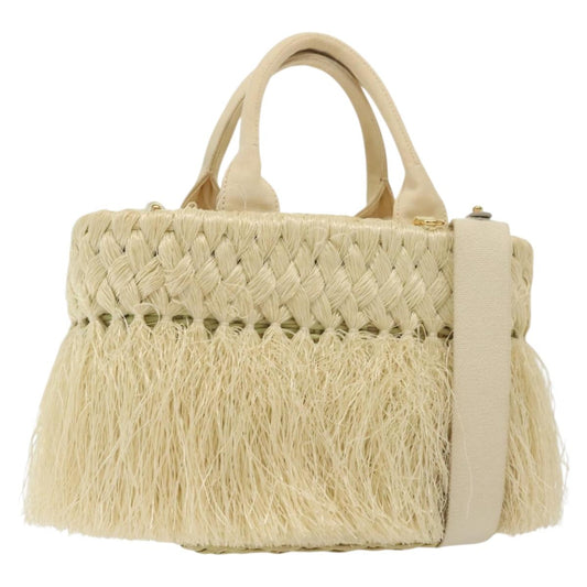 Vintage Prada Raffia Hand Bag