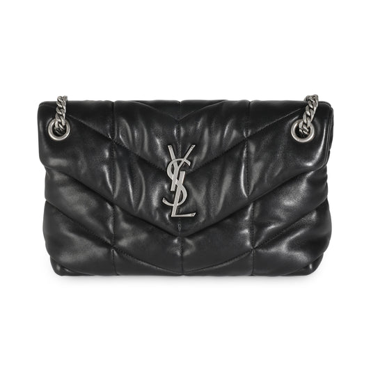 Pre-Loved YSL Black Quilted Lambskin Shoulder Bag