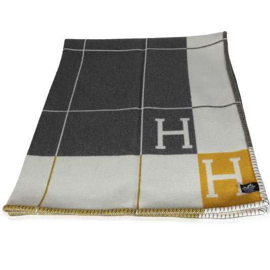 Hermes Wool Cashmere Throw Blanket